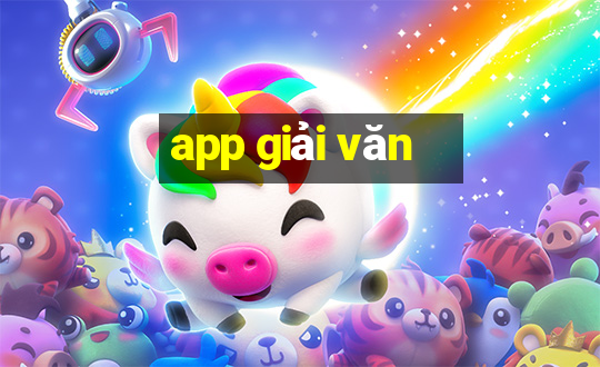 app giải văn