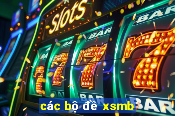 các bộ đề xsmb