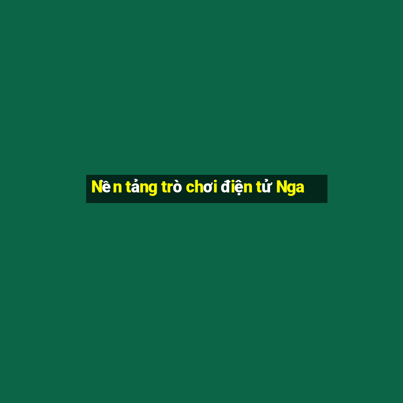 Nền tảng trò chơi điện tử Nga