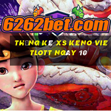 Thống kê XS Keno Vietlott ngày 10