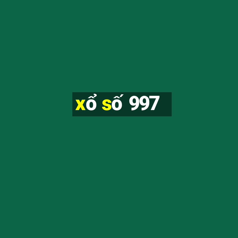 xổ số 997