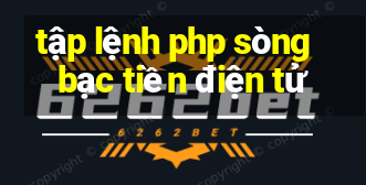 tập lệnh php sòng bạc tiền điện tử