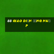 88 Giao diện đăng nhập