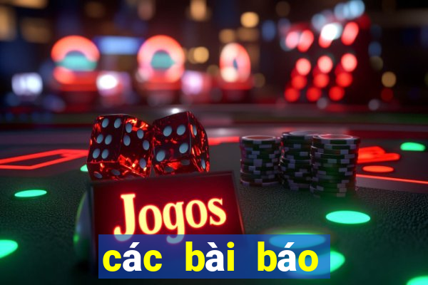 các bài báo về nghiện game