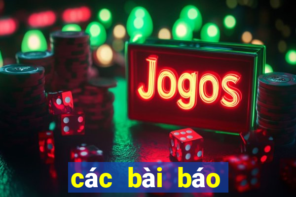 các bài báo về nghiện game