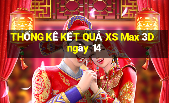 THỐNG KÊ KẾT QUẢ XS Max 3D ngày 14