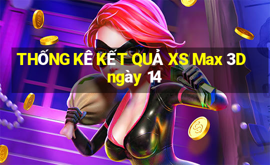 THỐNG KÊ KẾT QUẢ XS Max 3D ngày 14