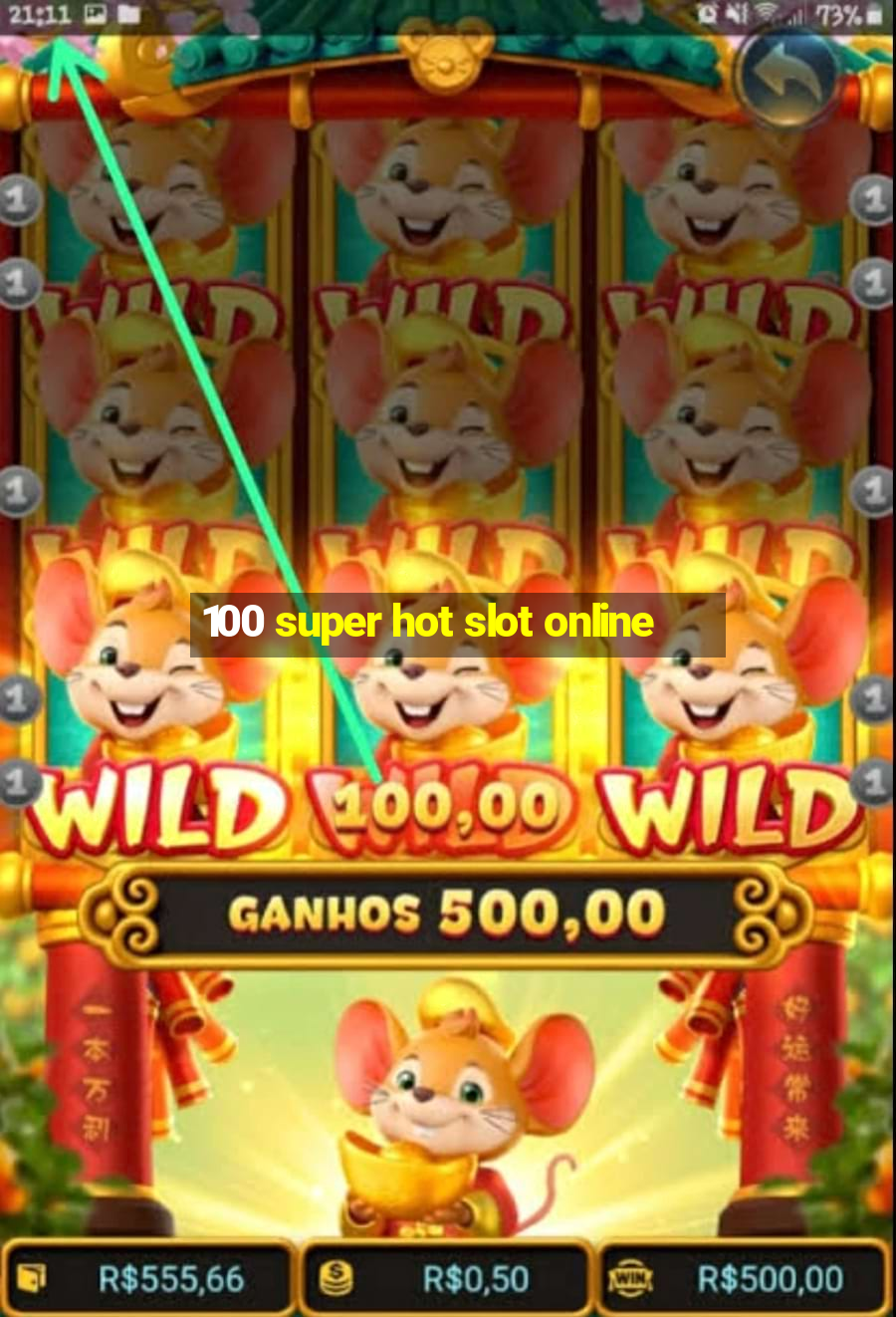 100 super hot slot online