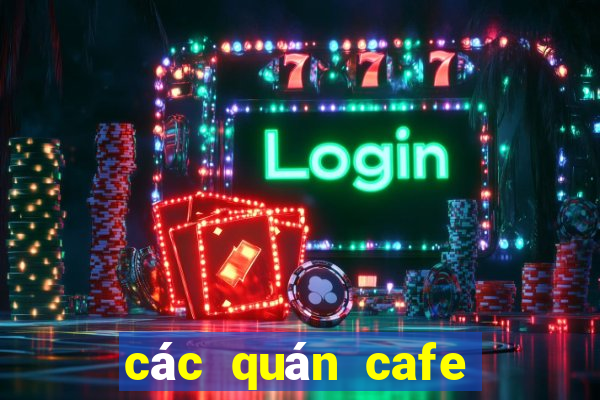 các quán cafe bệt ở sài gòn