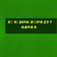 xổ số bình dương 23 tháng 6