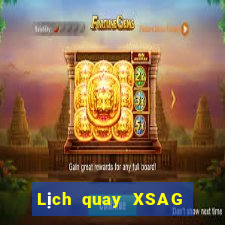 Lịch quay XSAG thứ tư