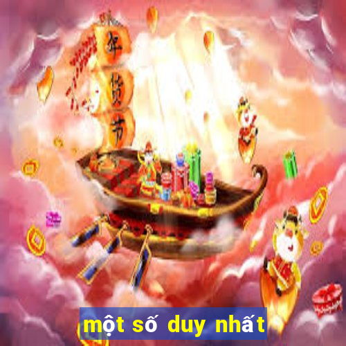 một số duy nhất