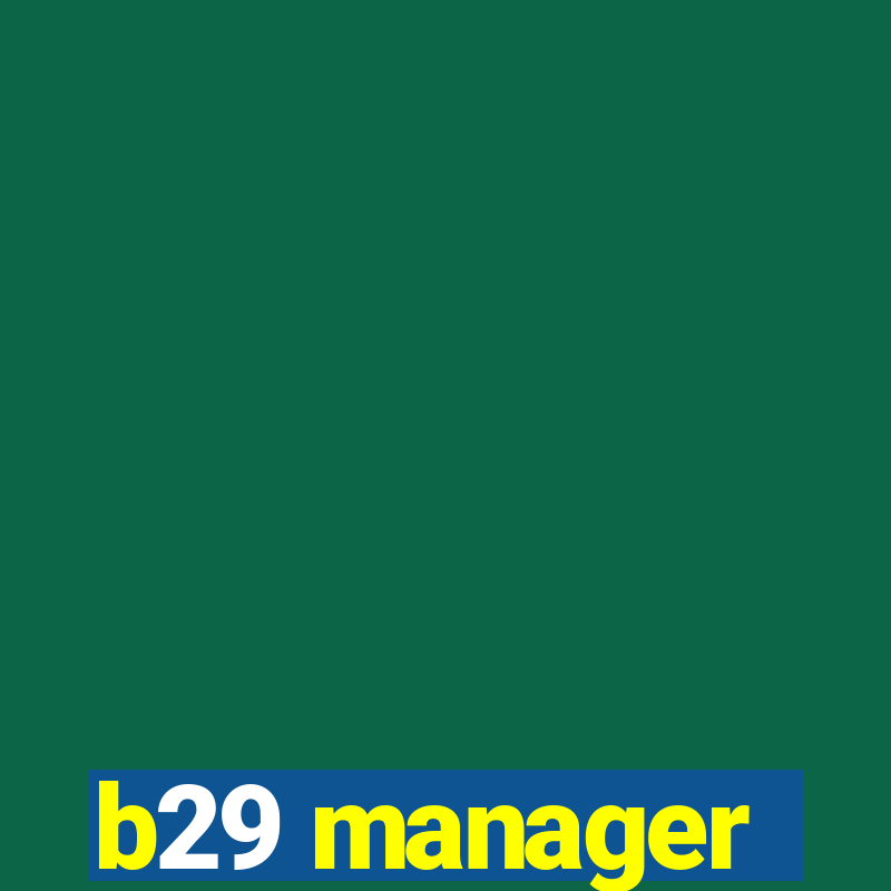 b29 manager