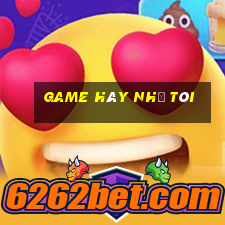 game hãy như tôi