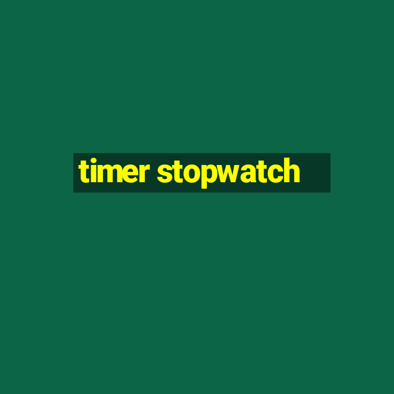 timer stopwatch