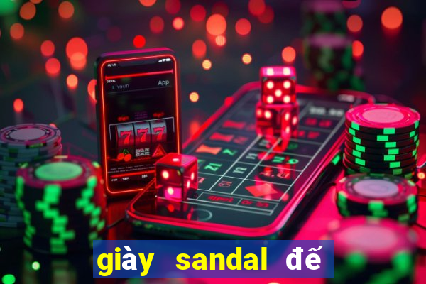 giày sandal đế bệt quai ngang