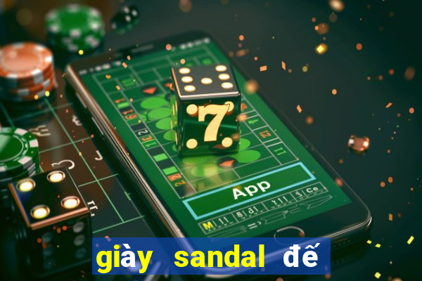 giày sandal đế bệt quai ngang