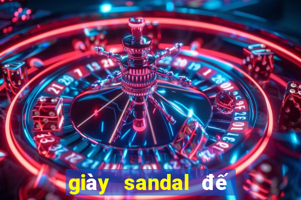 giày sandal đế bệt quai ngang