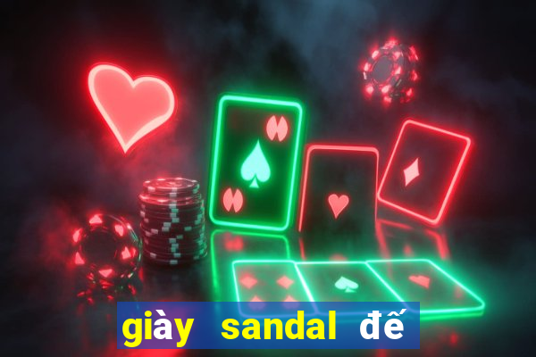 giày sandal đế bệt quai ngang