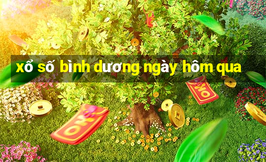 xổ số bình dương ngày hôm qua