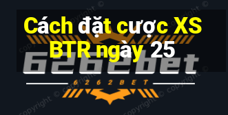 Cách đặt cược XSBTR ngày 25