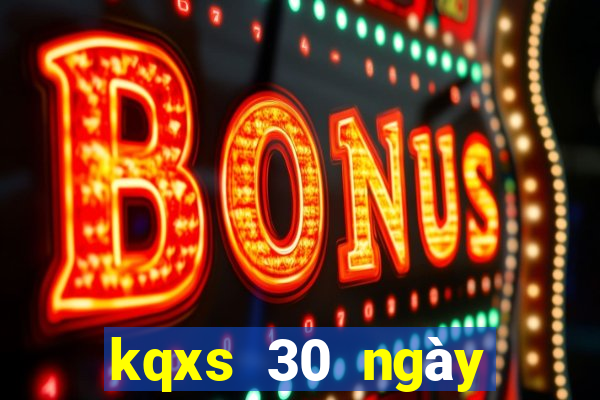 kqxs 30 ngày gần nhất