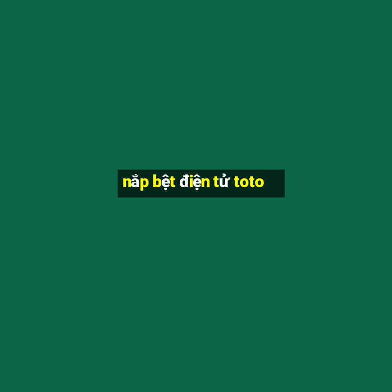 nắp bệt điện tử toto