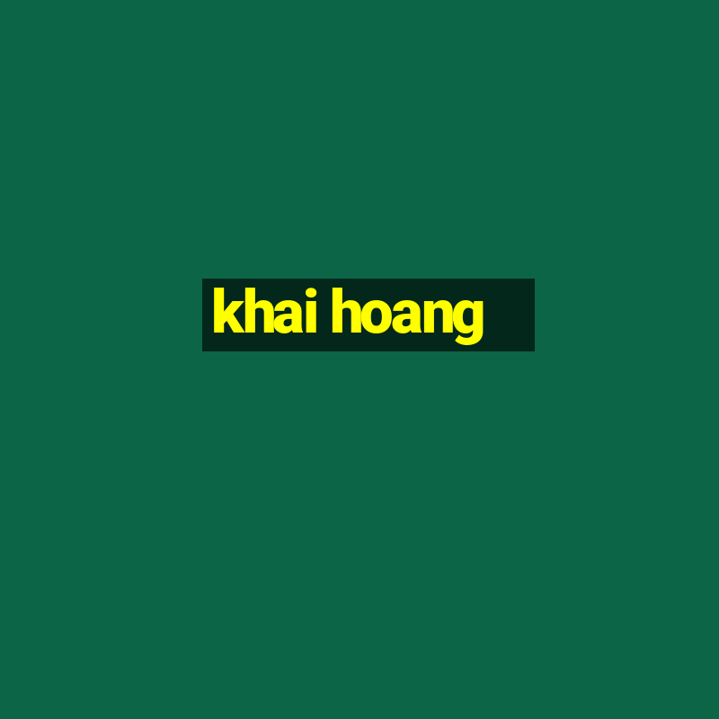 khai hoang