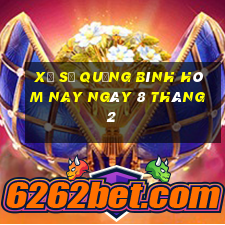 xổ số quảng bình hôm nay ngày 8 tháng 2