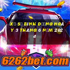 xổ số bình dương ngày 3 tháng 6 năm 2024