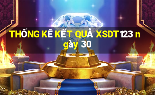 THỐNG KÊ KẾT QUẢ XSDT123 ngày 30