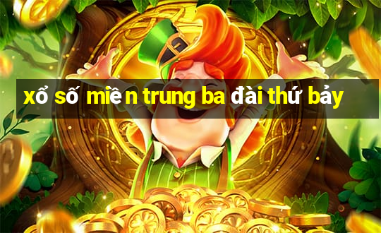 xổ số miền trung ba đài thứ bảy