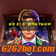 kq xổ số bình thuận