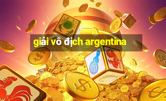 giải vô địch argentina