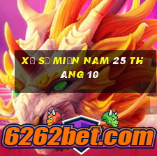 xổ số miền nam 25 tháng 10