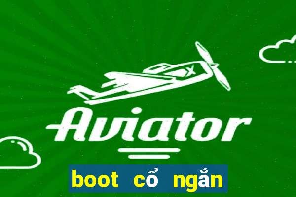 boot cổ ngắn đế bệt