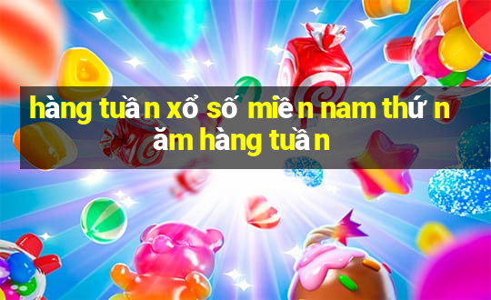 hàng tuần xổ số miền nam thứ năm hàng tuần