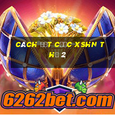 Cách đặt cược XSHN Thứ 2