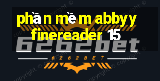 phần mềm abbyy finereader 15