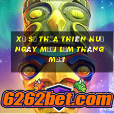 xổ số thừa thiên huế ngày mười lăm tháng mười