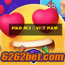 Nho mới ở Việt nam