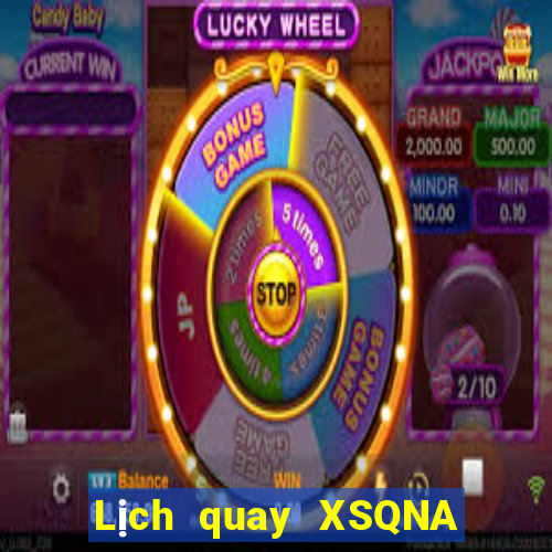 Lịch quay XSQNA ngày 18