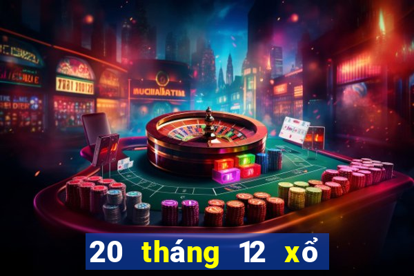 20 tháng 12 xổ số cần thơ