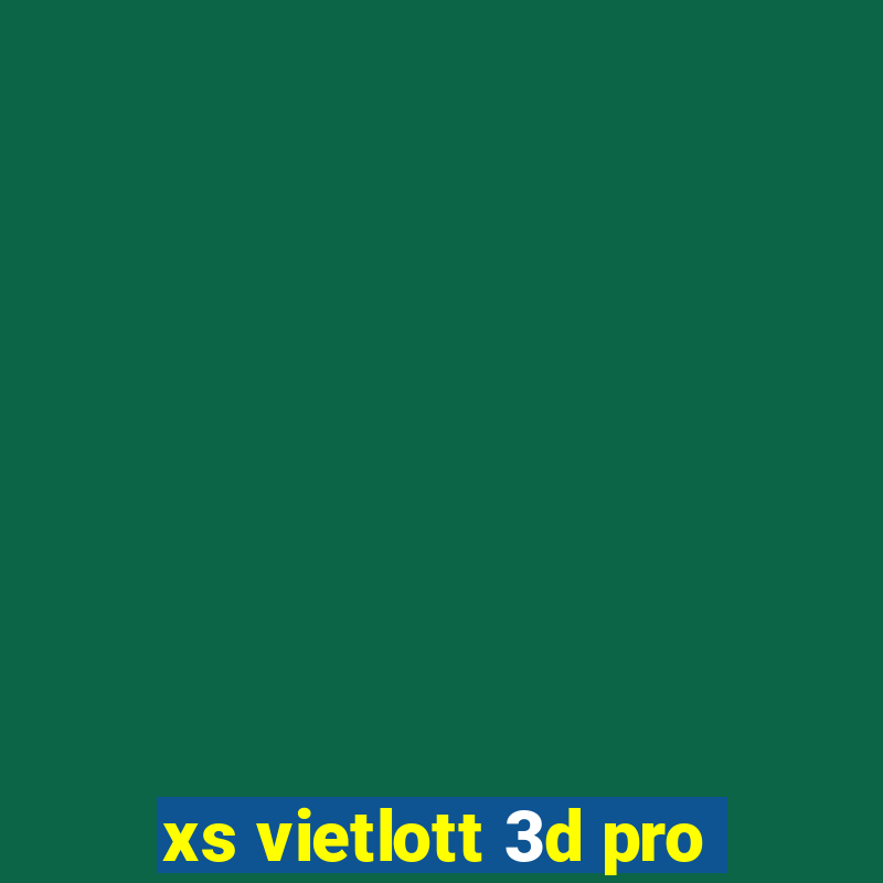 xs vietlott 3d pro