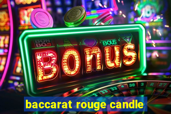 baccarat rouge candle