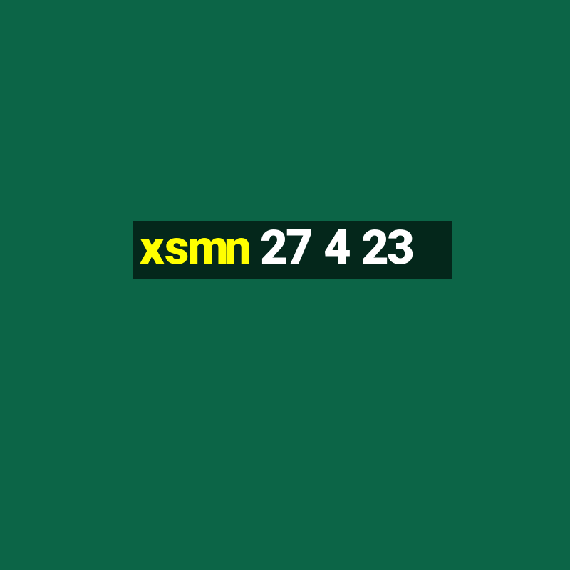 xsmn 27 4 23