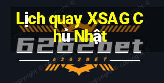 Lịch quay XSAG Chủ Nhật