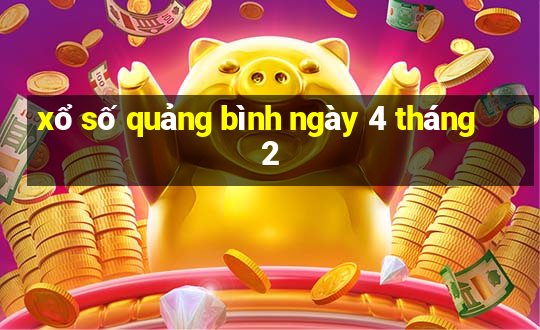 xổ số quảng bình ngày 4 tháng 2