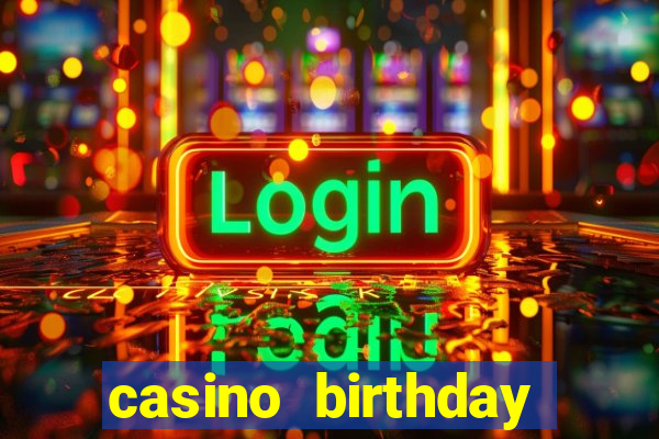 casino birthday party theme