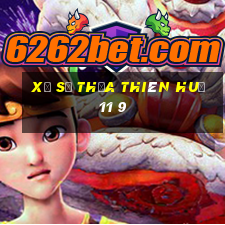 xổ số thừa thiên huế 11 9